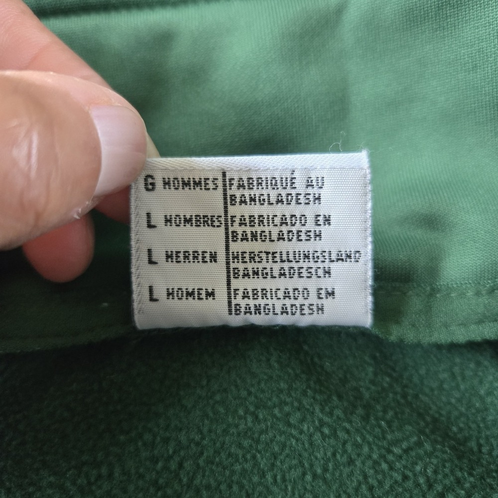 Columbia Michigan State Omni Shield Quarter Zip Mens‎ Lrg Jacket Go Green Sparty - Picture 7 of 8